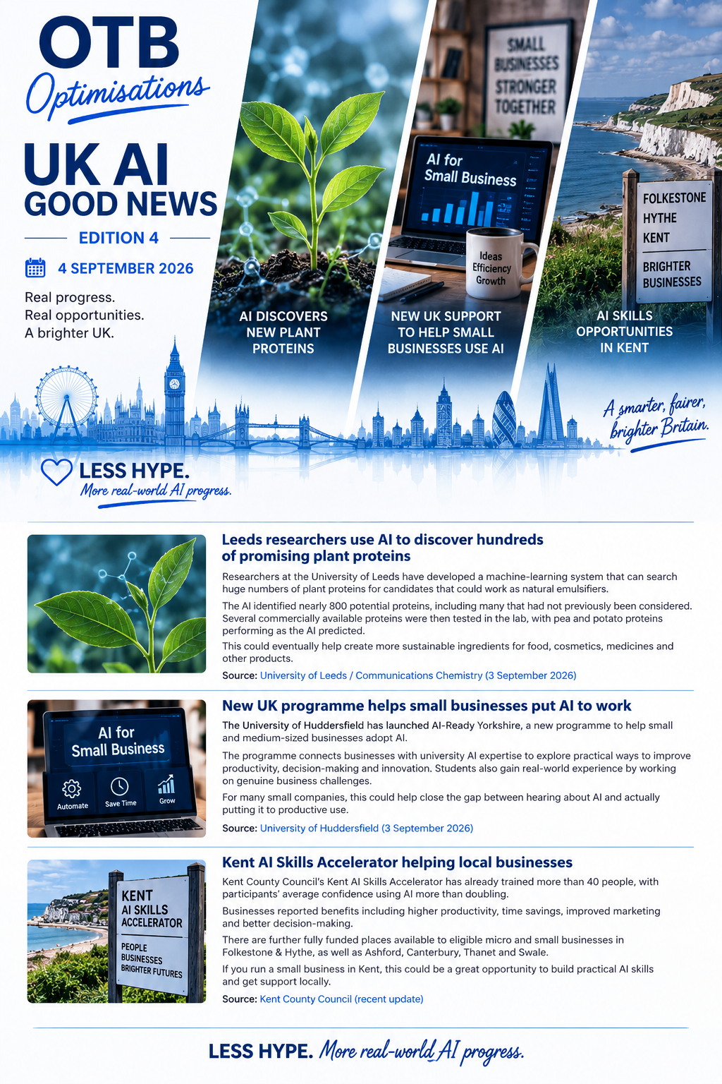 OTB Optimisations UK AI Good News Edition 4 artwork