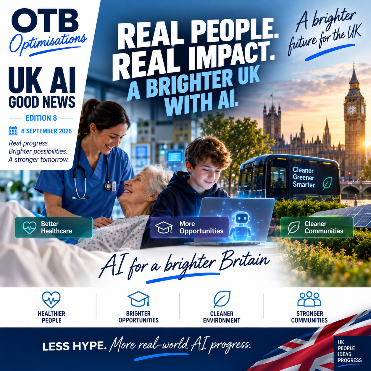 OTB Optimisations UK AI Good News Edition 8 artwork